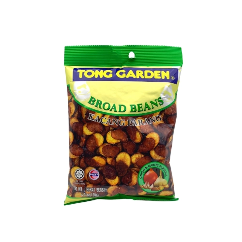 Tong Garden Broad Beans Onion & Garlic Flavour 120g