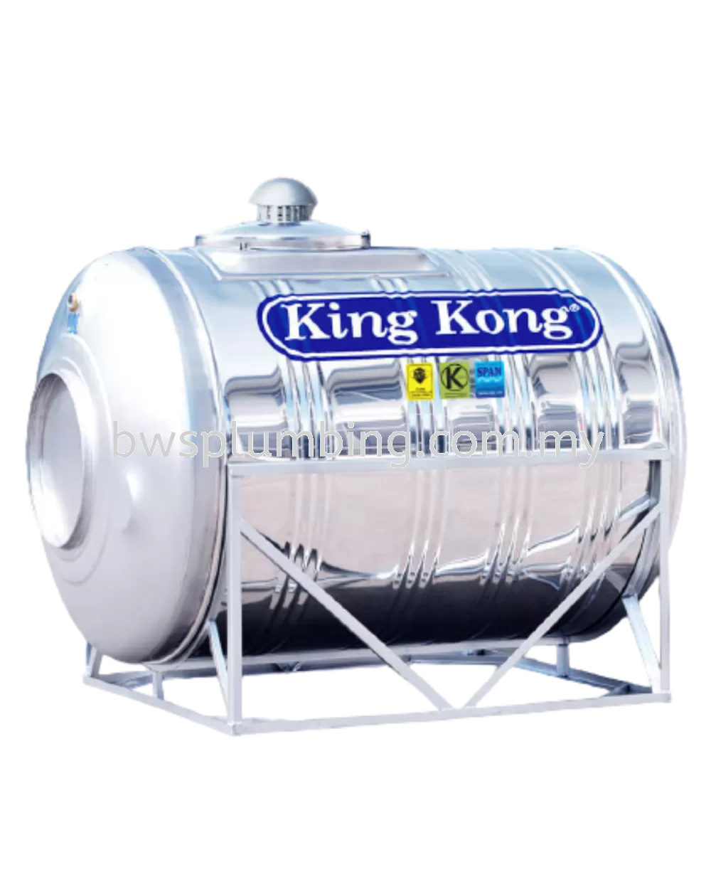 King Kong ZR085 (850 liters) Stainless Steel Water Tank (Horizontal Model)