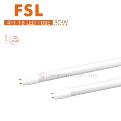 5PCS FSL 30W 4FT LED TUBE ( EXTRA BRIGHTNESS ) SIRIM APPROVED