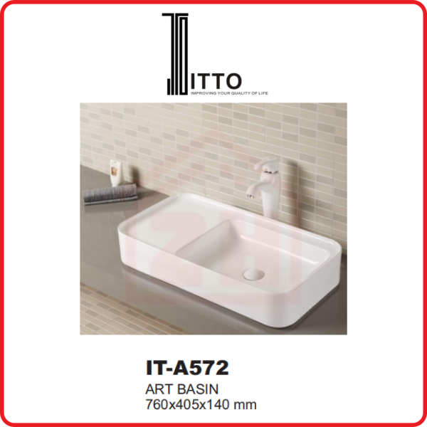 ITTO Wash Basin IT-A572 ITTO WASH BASIN WASH BASIN BATHROOM Johor Bahru (JB), Kulai, Malaysia Supplier, Suppliers, Supply, Supplies | Zhin Heng Hardware & Trading Sdn Bhd