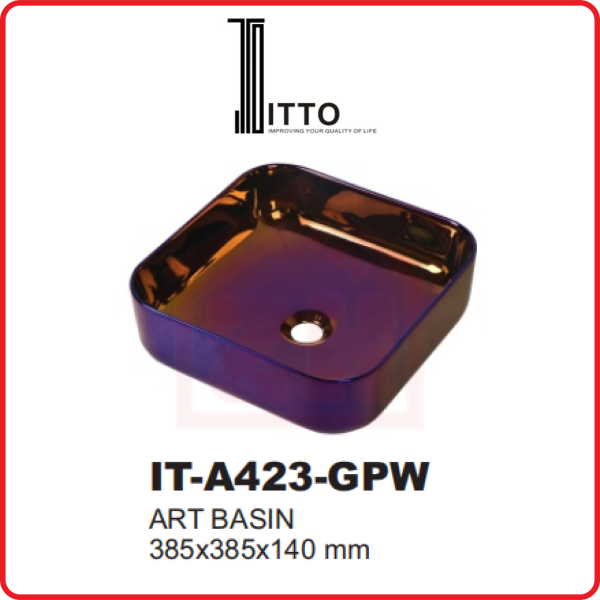 ITTO Wash Basin IT-A423-GPW ITTO WASH BASIN WASH BASIN BATHROOM Johor Bahru (JB), Kulai, Malaysia Supplier, Suppliers, Supply, Supplies | Zhin Heng Hardware & Trading Sdn Bhd