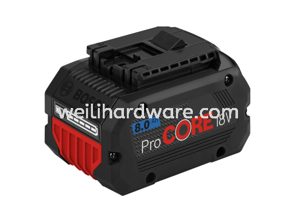 Bosch ProCORE 8.0ah Bateri 18V 1600A016GK Aksesori Bateri Alat Tanpa Wayar BOSCH Penang, Malaysia, Butterworth Supplier, Suppliers, Supply, Supplies | Wei Li Hardware Enterprise Sdn Bhd