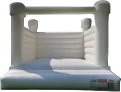 Event Bounce House - White (12.0ft x 12.0ft x 9.3ft)