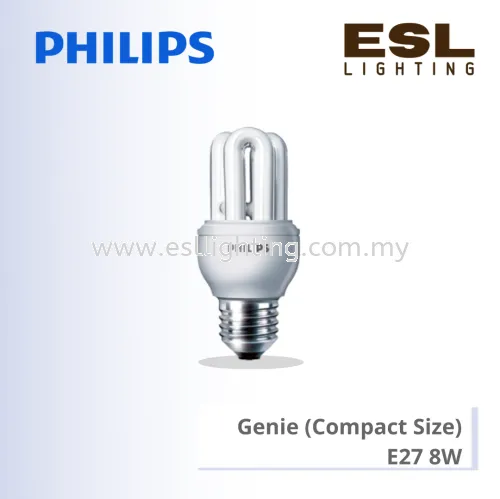 PHILIPS Genie (Compact Size) E27 8W 2700K 6500K 929689241303 929689241404