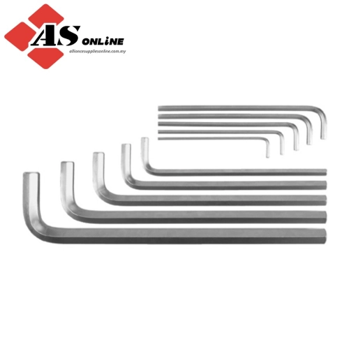 YATO Hex Key Set, Large 3-17mm 10 Pcs / Model: YT-0519