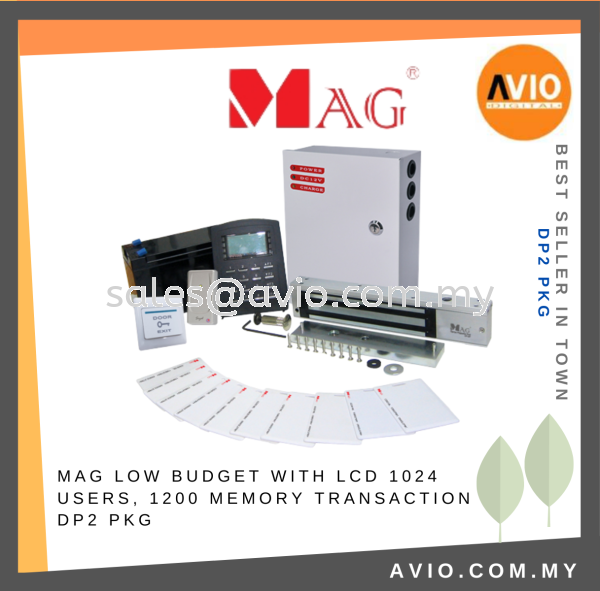 MAG Magnet Standalone Door Access Power Supply Package EM Card Pin Soyal AR727H AR723U Keypad EM Lock RFID CDS18 DP2 PKG MAG Johor Bahru (JB), Kempas, Johor Jaya Supplier, Suppliers, Supply, Supplies | Avio Digital