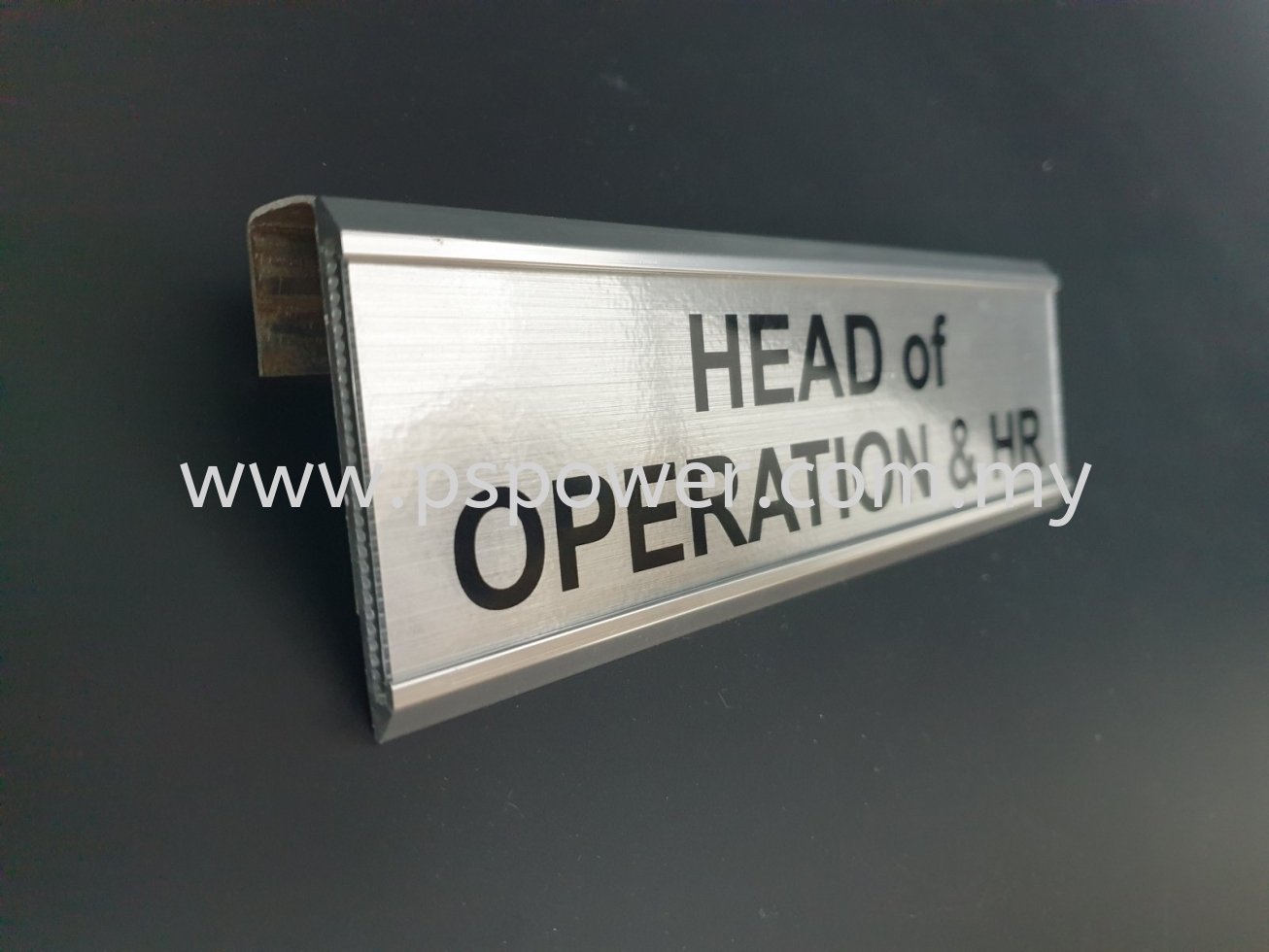 Aluminium Bending Cubicle Signage