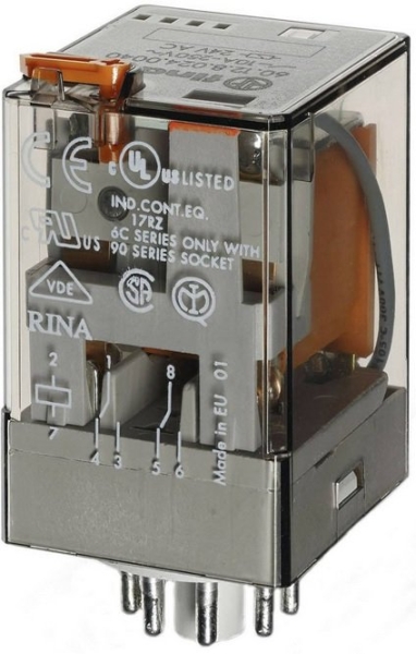 60.12 Series, Finder Plug In Relay Relay Johor Bahru (JB), Malaysia Supplier, Suppliers, Supply, Supplies | HLME Engineering Sdn Bhd