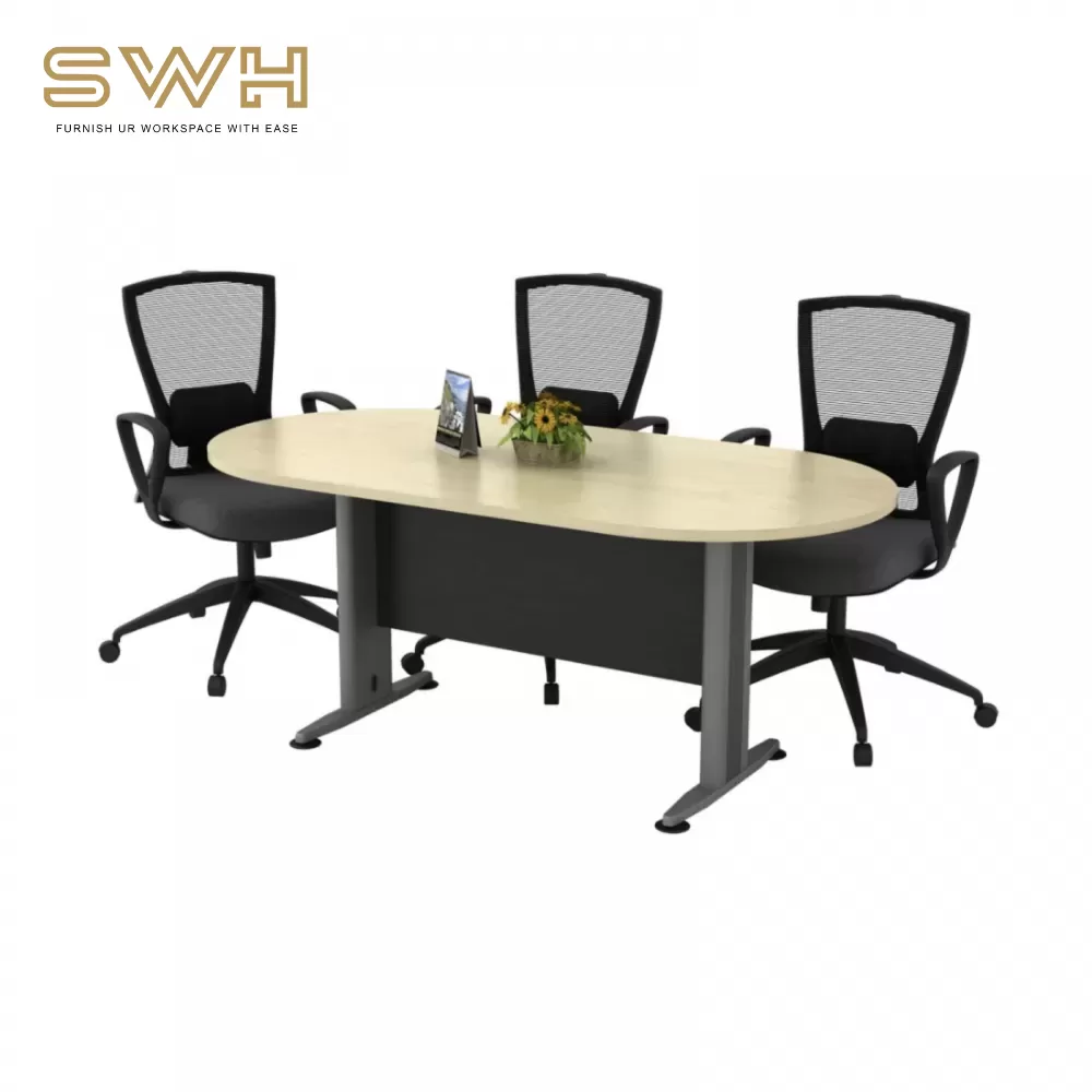 Office Oval Shaped Conference Meeting Table | Office Meeting Table