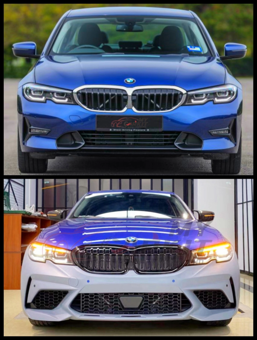 BMW 3 SERIES G20 2018- PRESENT CONVERSION M2C STYLE FRONT BUMPER