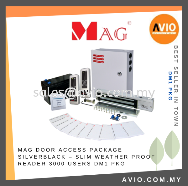 MAG Magnet Standalone Door Access Power Supply Package EM RFID Card Pin Soyal AR331HS AR331U Keypad CDS18 DM1 PKG MAG Johor Bahru (JB), Kempas, Johor Jaya Supplier, Suppliers, Supply, Supplies | Avio Digital