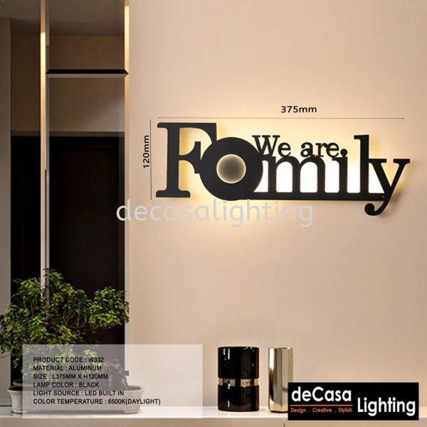 Wall Light (W332) Contemporary Wall Light  WALL LIGHT Selangor, Kuala Lumpur (KL), Puchong, Malaysia Supplier, Suppliers, Supply, Supplies | Decasa Lighting Sdn Bhd