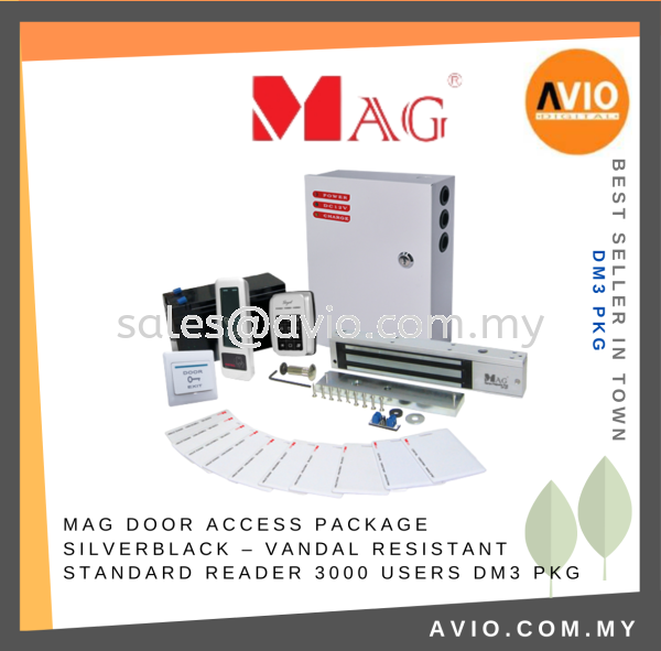 MAG Magnet Standalone Door Access Power Supply Package EM RFID Card Pin Soyal AR321H AR331U Keypad CDS18 DM3 PKG MAG Johor Bahru (JB), Kempas, Johor Jaya Supplier, Suppliers, Supply, Supplies | Avio Digital