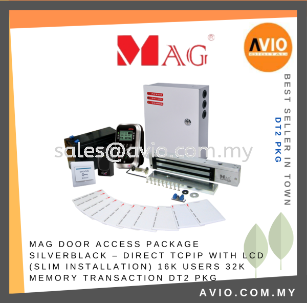 MAG Magnet Standalone Door Access Power Supply Package EM RFID Card Pin Soyal AR837E AR723U LCD Keypad CDS18 DT2 PKG MAG Johor Bahru (JB), Kempas, Johor Jaya Supplier, Suppliers, Supply, Supplies | Avio Digital