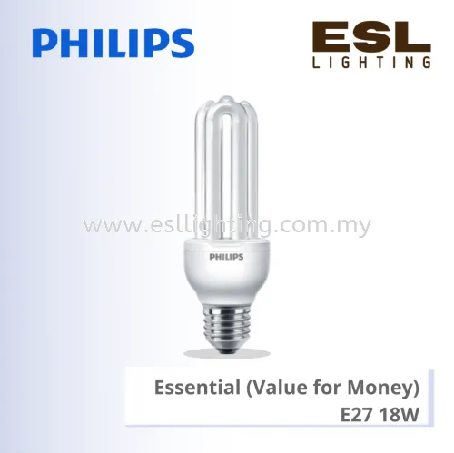 PHILIPS Essential (Value for Money) E27 18W 1170lm 2700K 6500K 929689235914 929689236016