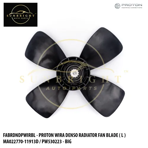 FABRDNDPWIRBL - PROTON WIRA DENSO RADIATOR FAN BLADE ( L ) MA022770-11913D / PW530223 - BIG