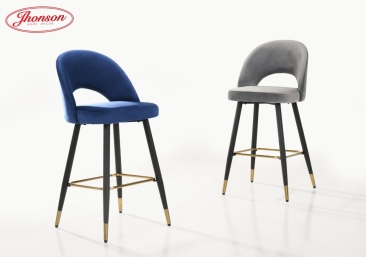 Bar Stool - GLY 19-36-BC (BLUE / GREY)