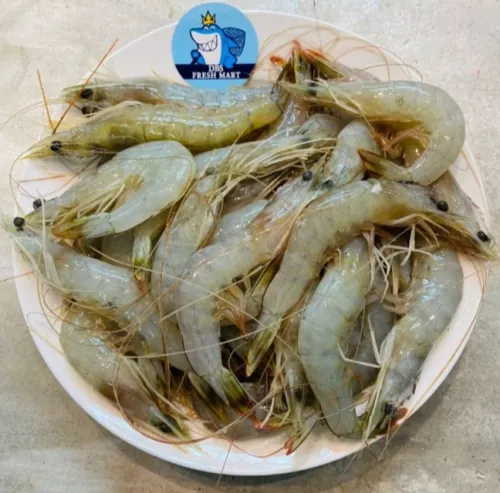 Local Wild Udang Putih (C) 500g Approx .35-40 pcs