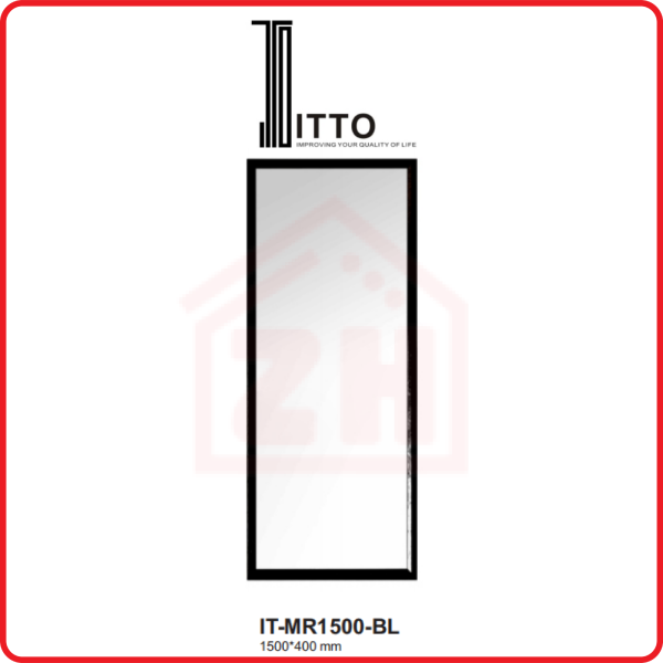 ITTO Mirror IT-MR-1500-BL ITTO MIRROR BATHROOM ACCESSORIES BATHROOM Johor Bahru (JB), Kulai, Malaysia Supplier, Suppliers, Supply, Supplies | Zhin Heng Hardware & Trading Sdn Bhd