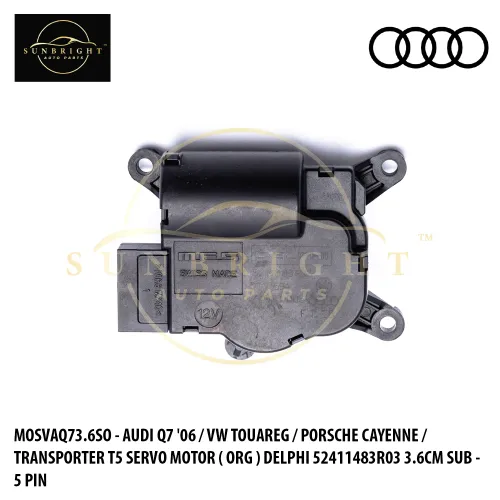 MOSVAQ73.6SO - AUDI Q7 '06 / VW TOUAREG / PORSCHE CAYENNE / TRANSPORTER T5 SERVO MOTOR ( ORG ) DELPHI 52411483R03 3.6CM SUB - 5 PIN