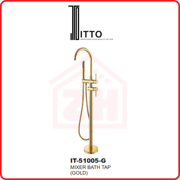 ITTO Mixer Bath Tap IT-51005-G ITTO MIXER BATH TAP BATHROOM FAUCET BATHROOM Johor Bahru (JB), Kulai, Malaysia Supplier, Suppliers, Supply, Supplies | Zhin Heng Hardware & Trading Sdn Bhd