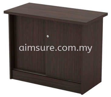 Side cabinet sliding door Walnut Series