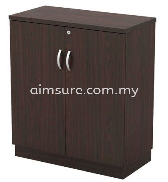 Swing door low cabinet Walnut Series