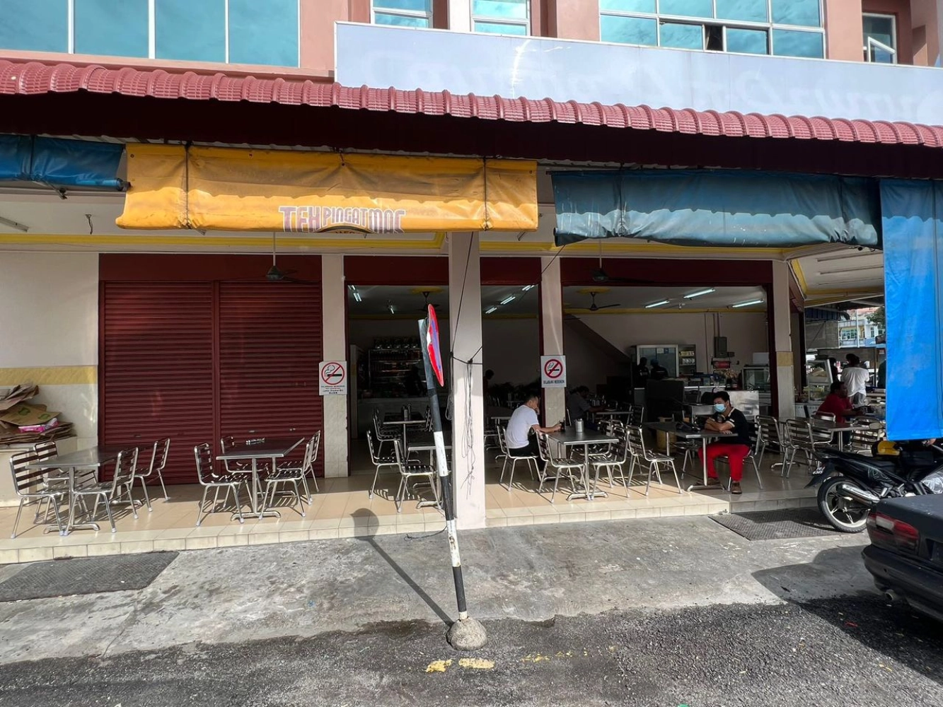 Stainless Steel Dining Table Set Meja Makan Besi deliver to Nasi Kandar Utama Taman Limau Manis Bukit Mertajam Penang