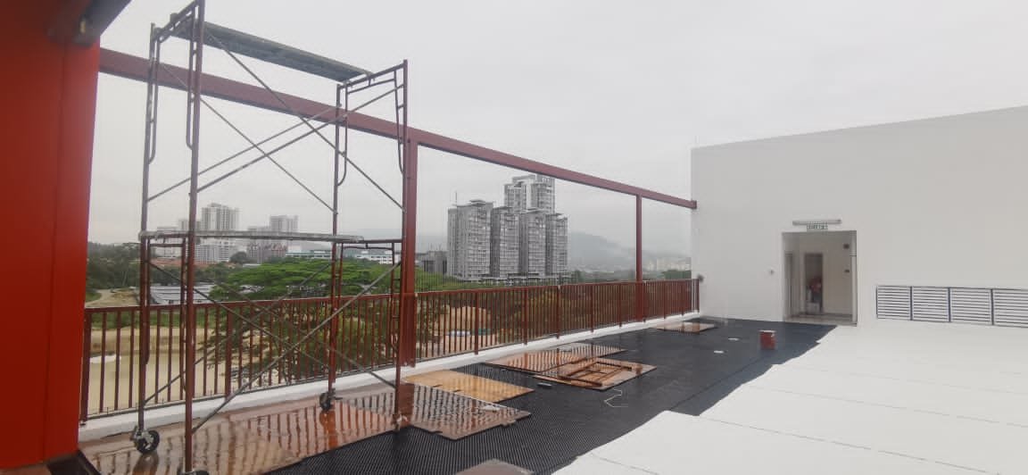 Invisible Fencing for Football Field at International School