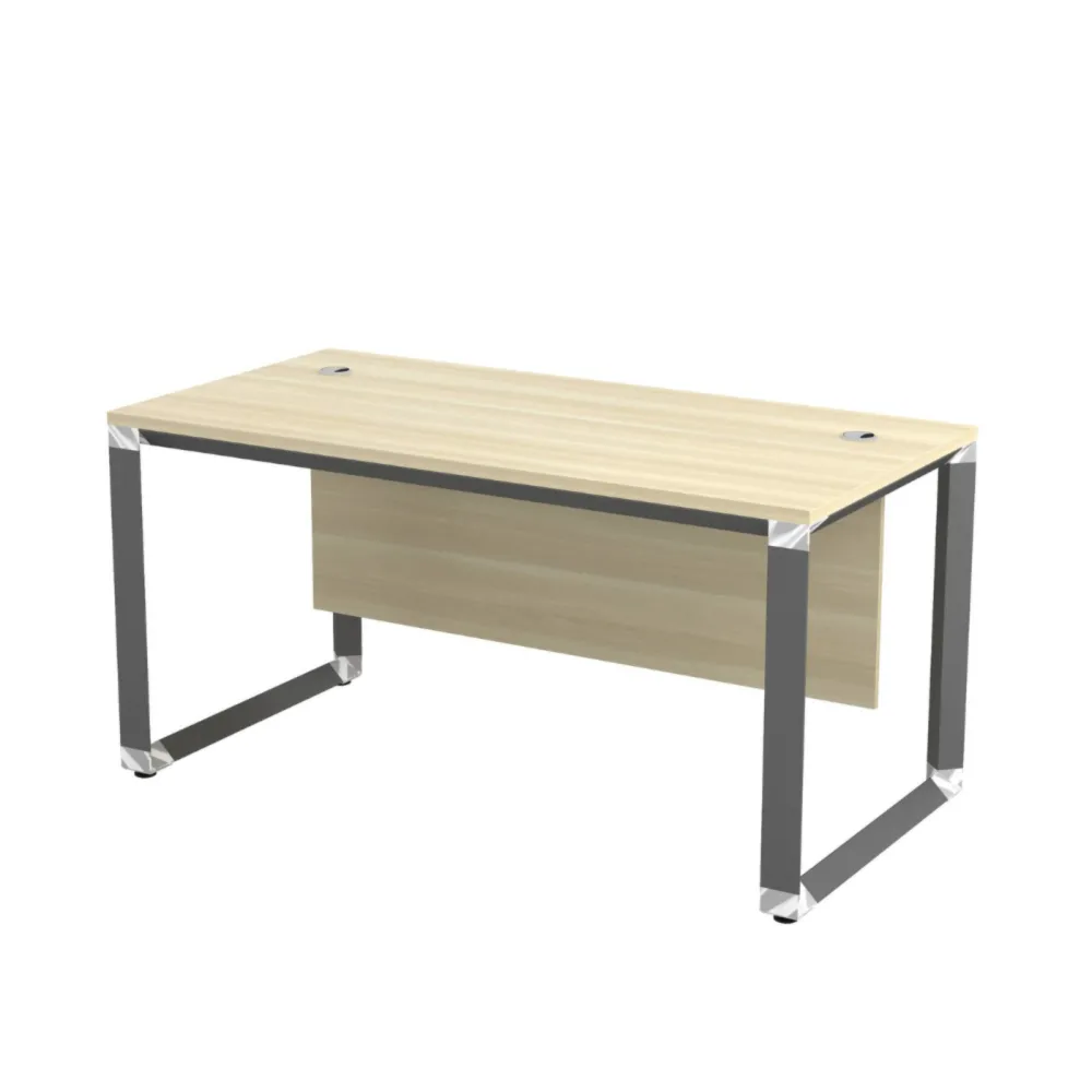 Standard Office Table With Wooden Front Panel | Office Table Penang