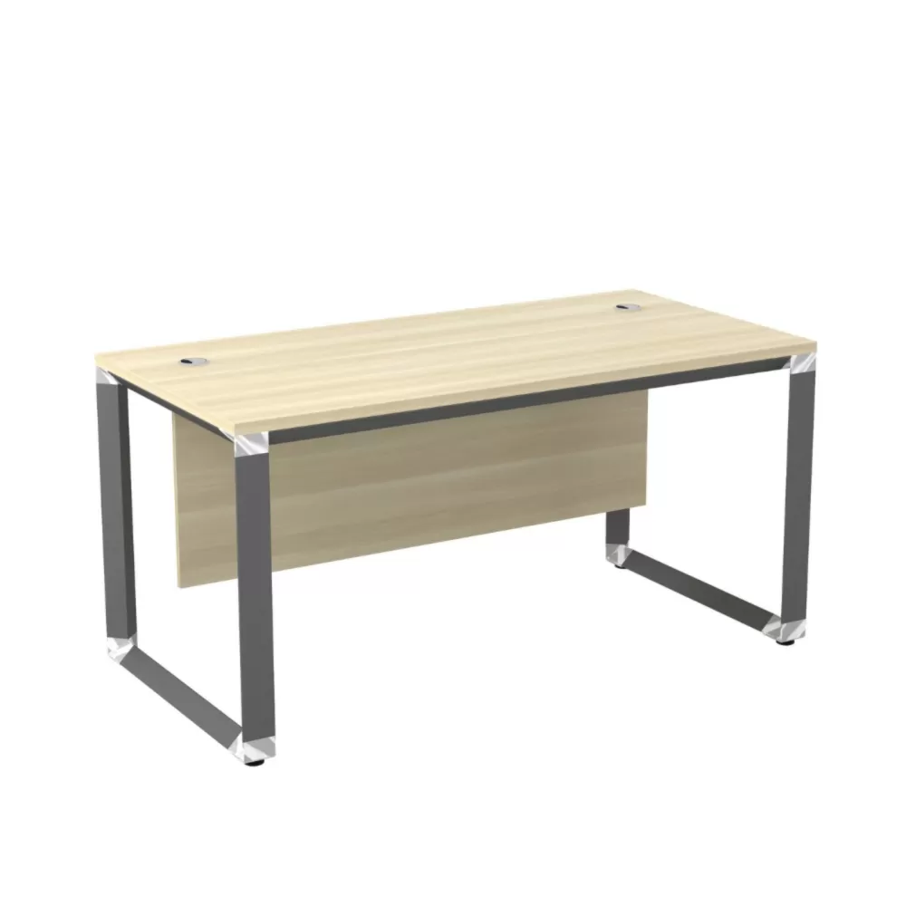 Standard Office Table With Wooden Front Panel | Office Table Penang