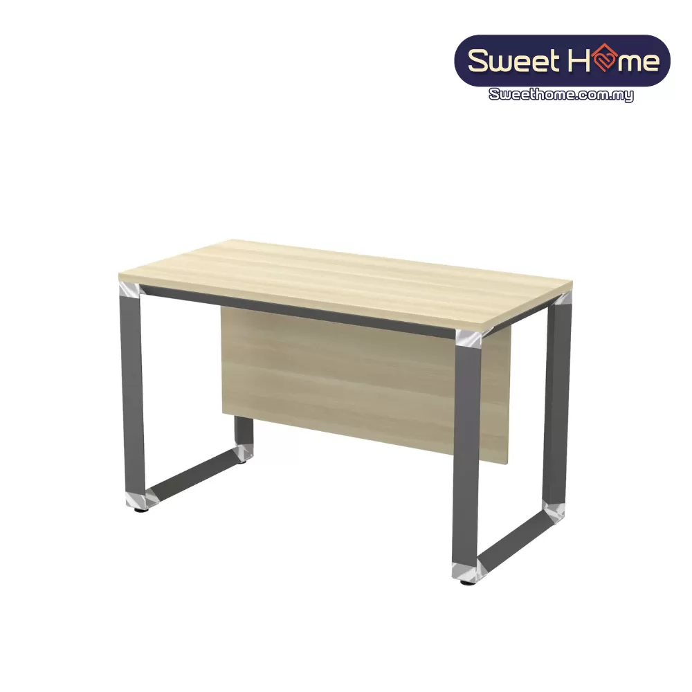 Standard Side Office Table With Wooden Front Panel | Office Table Penang