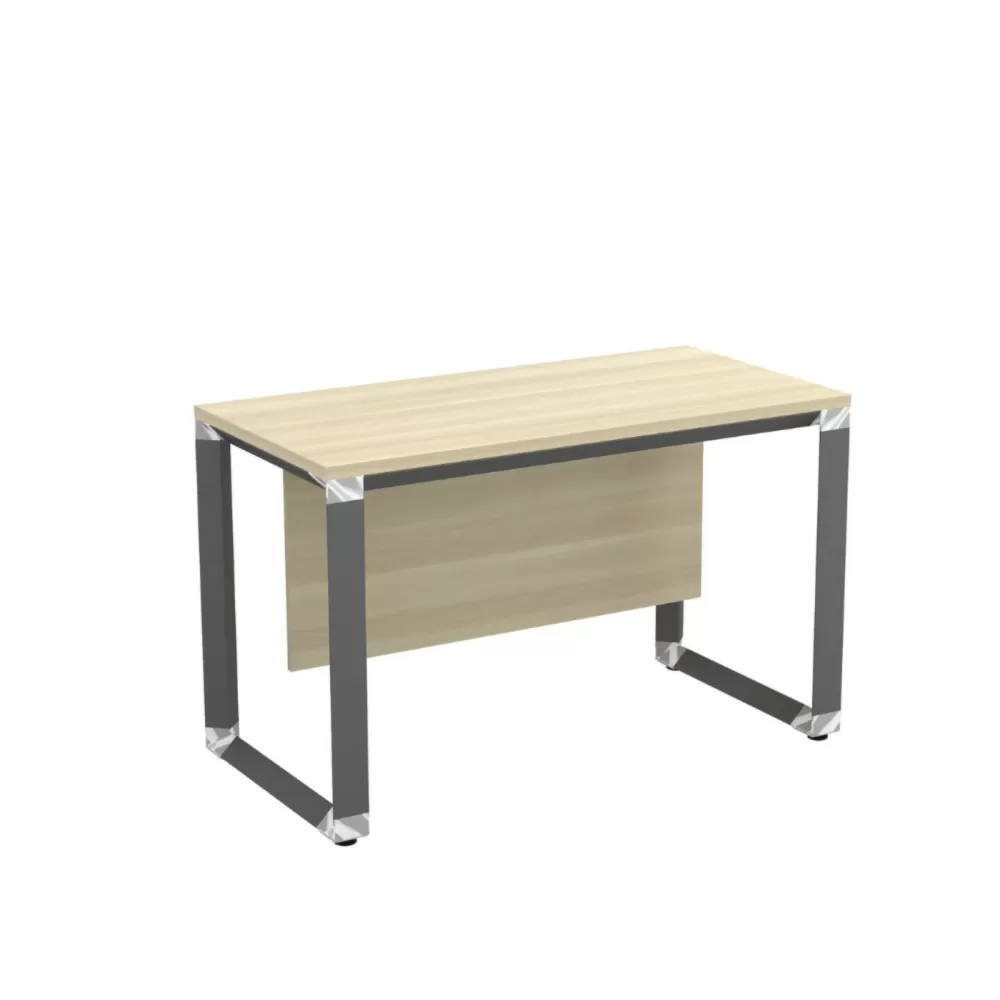 Standard Side Office Table With Wooden Front Panel | Office Table Penang