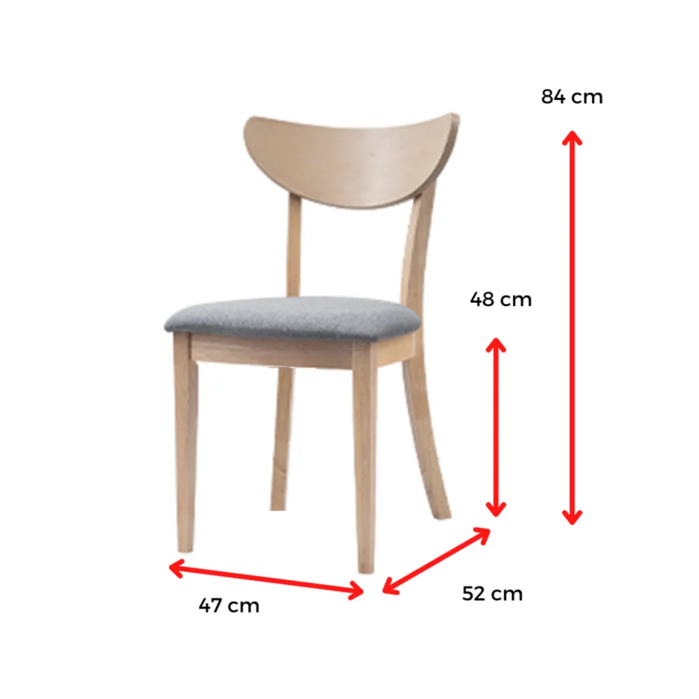 KP 12 High Quality Solid Wood Dining Cafe & Restaurant Chair | Cafe Furniture Penang