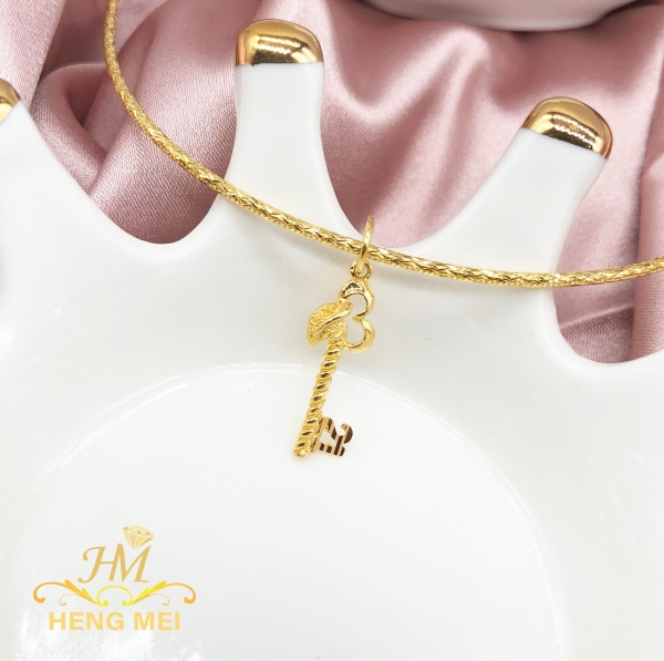 Leaf Key Pendant Pendant Johor Bahru (JB), Malaysia, Masai Supplier, Suppliers, Supply, Supplies | HENG MEI GOLD SDN. BHD.