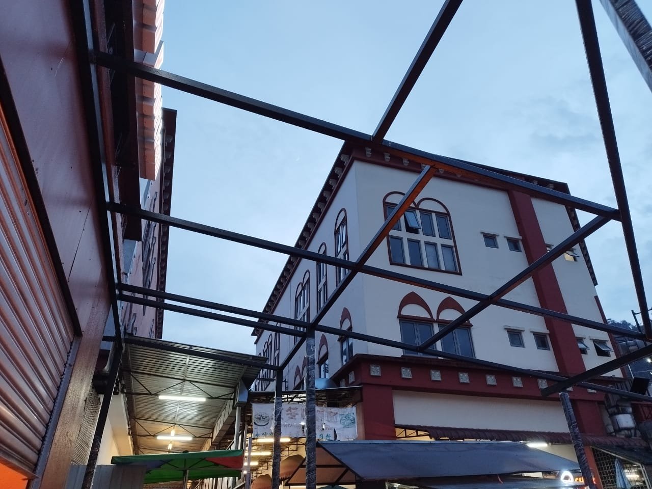 ACP Awning Done for Food Court @ Genting Sempah