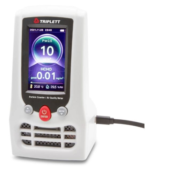 PARTICLE COUNTER PM2.5, PM10, CO2, HCHO, TVOC, RH & TEMP - (EPC175) CO & CO2 Meters Triplett Test Equipment & Tools Test & Measurement Products Malaysia, Selangor, Kuala Lumpur (KL), Shah Alam Supplier, Suppliers, Supply, Supplies | LELab Sdn Bhd