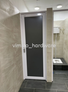 Aluminium Swing Door Bathroom Door Toilet Door Supply and Provide Installation
