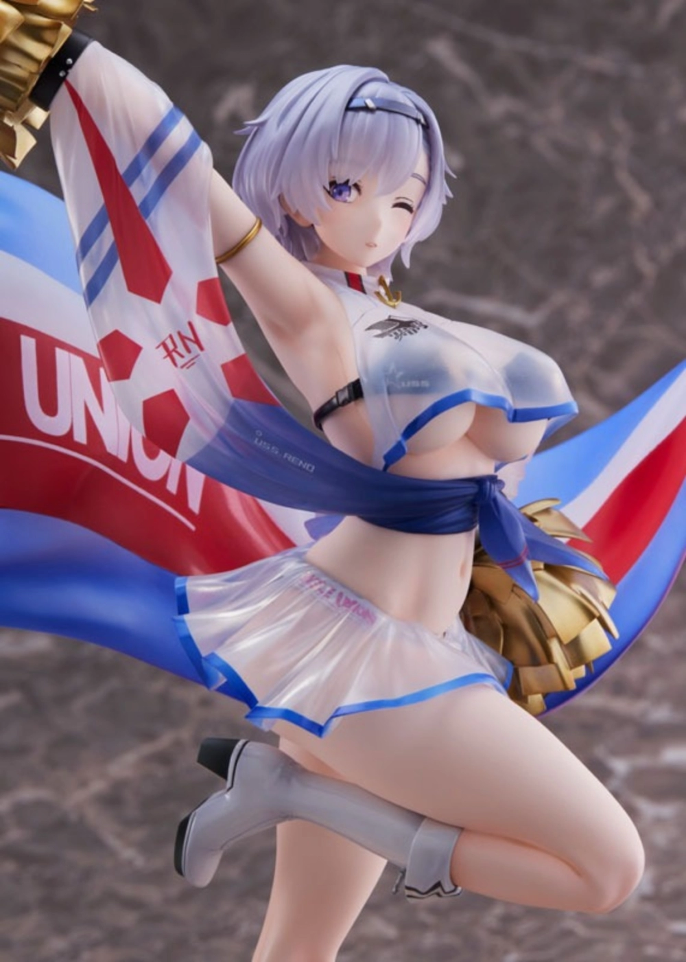 Goldenhead  Azur Lane  Reno -Biggest Little Cheerleader- * With Bonus Face Part & B2 Tapestry *