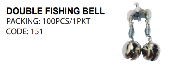 DOUBLE FISHING BELL 151  Fishing Bell Fishing Accessories Penang, Malaysia, Bukit Mertajam Supplier, Importer, Supply, Supplies | Oceantac Sdn Bhd