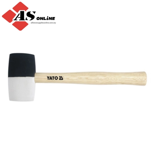 YATO Rubber Mallet With Wooden Handle 780g / Model: YT-4604