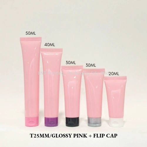 T25MM GLOSSY PINK WITH FLIP CAP