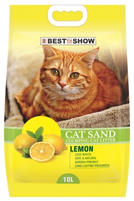Cat Sand Clumping Cat Litter (Lemon)