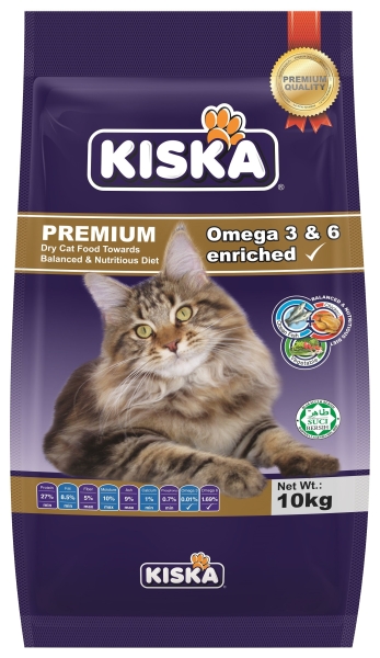 10KG KISKA DRY CAT FOOD  Colour / Natural Colour Cat Food Cat Penang, Nibong Tebal, Malaysia Supplier, Distributors, Manufacturer, Seller | MAXIMA FOODS MARKETING