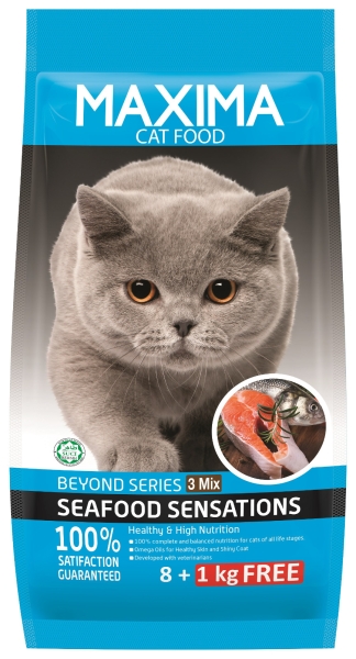 8+1KG MAXIMA DRY CAT FOOD  Cat Food Cat Penang, Nibong Tebal, Malaysia Supplier, Distributors, Manufacturer, Seller | MAXIMA FOODS MARKETING