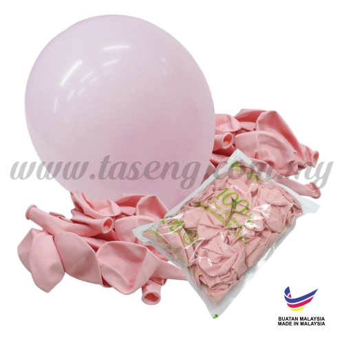 12inch Macaron Balloons - Pink 100pcs (B-MC12-932)