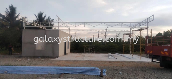 To Fabrication and Install new Mild Steel Awning Metal Deck Paint Factory- Puchong  Metal Roofing Selangor, Malaysia, Kuala Lumpur (KL), Shah Alam Supplier, Suppliers, Supply, Supplies | GALAXY STRUCTURE & ENGINEERING SDN BHD