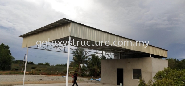 To Fabrication and Install new Mild Steel Awning Metal Deck Paint Factory- Puchong  Metal Roofing Selangor, Malaysia, Kuala Lumpur (KL), Shah Alam Supplier, Suppliers, Supply, Supplies | GALAXY STRUCTURE & ENGINEERING SDN BHD