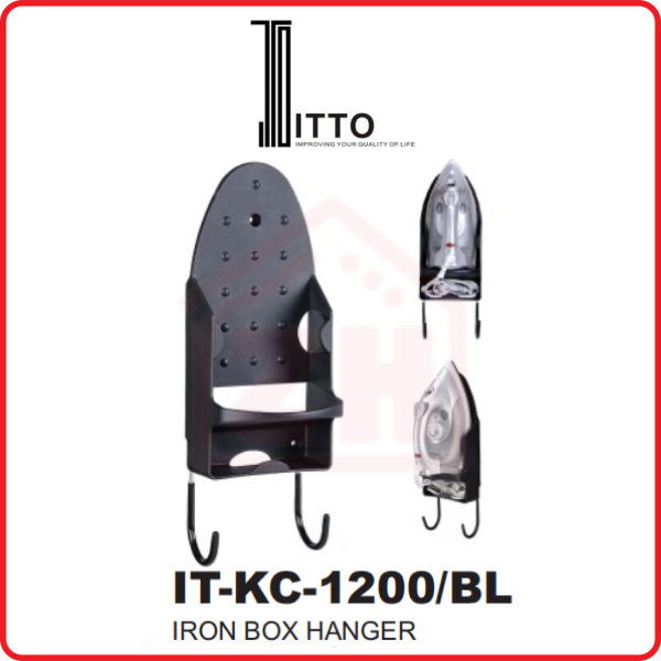 ITTO Iron Box Hanger IT-KC-1200/BL ITTO IRON BOX HANGER BATHROOM ACCESSORIES BATHROOM Johor Bahru (JB), Kulai, Malaysia Supplier, Suppliers, Supply, Supplies | Zhin Heng Hardware & Trading Sdn Bhd