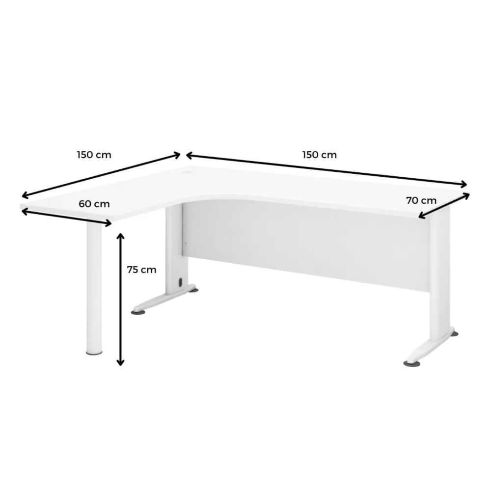 Executive Office Table L Shape | Office Table Penang